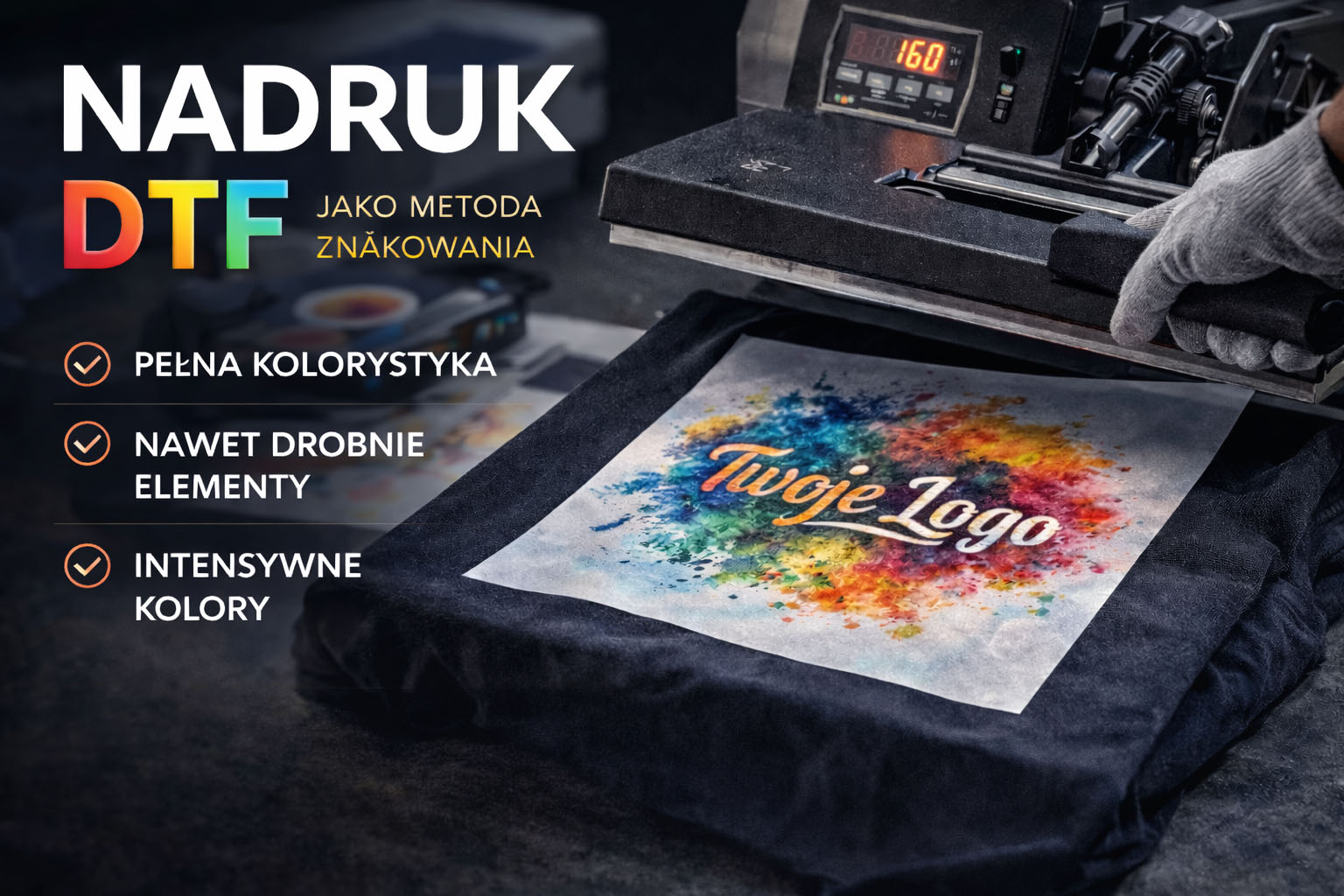 Nadruk DTF na odzieży